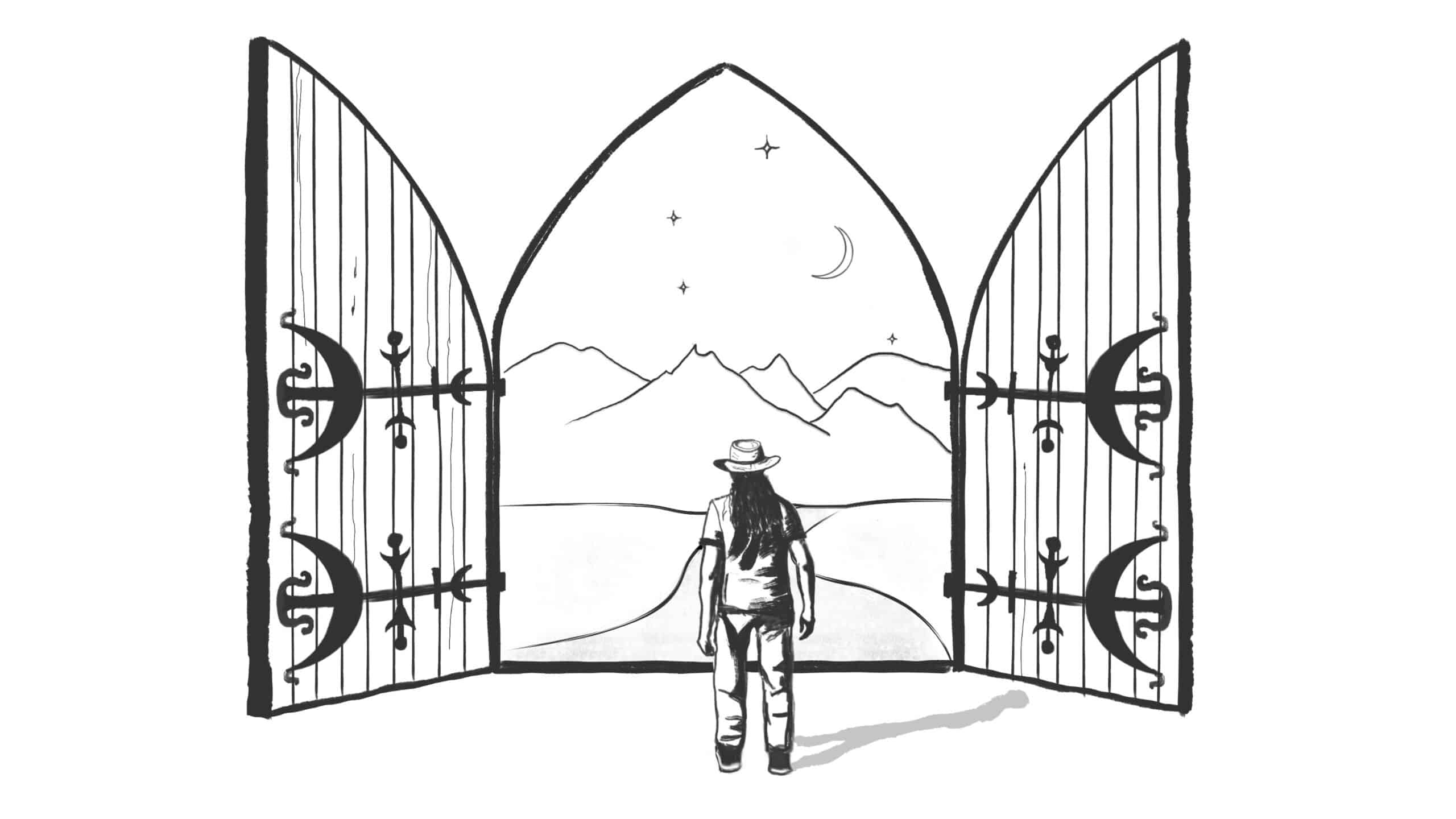 Menno poort potlood tekening