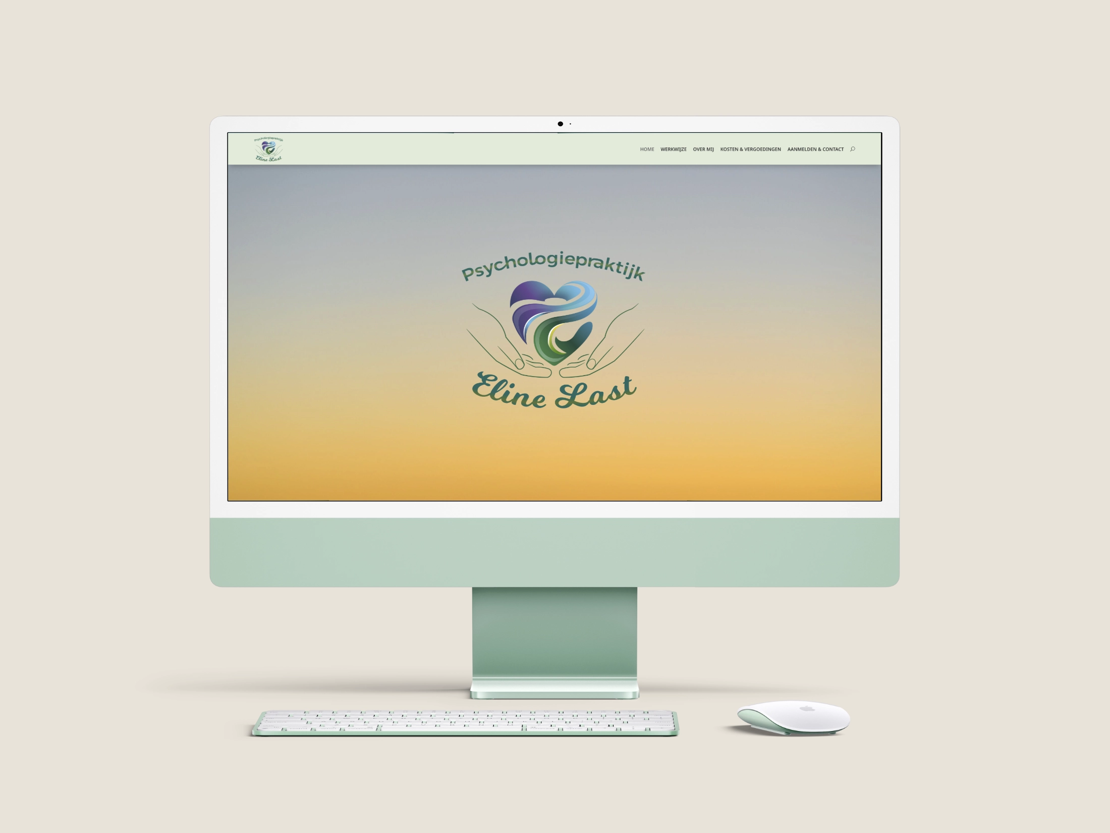 Logo ontwerp en website Psychologiepraktijk Eline Last